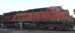 BNSF coal train DPU